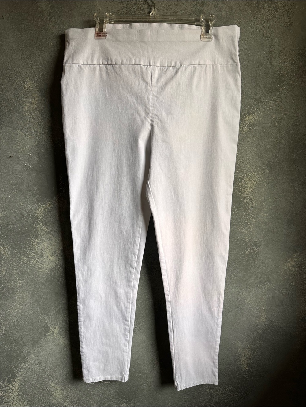 White High-Waist Hybrid Leggings